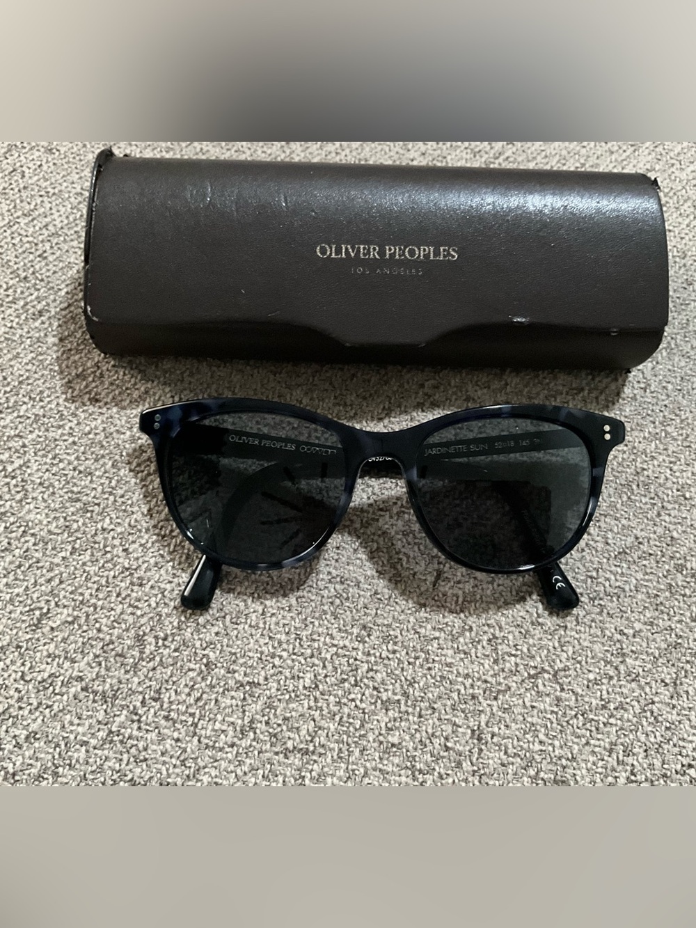 Oliver Peoples  Jardinette Sun Sunglasses  Blue Tortoiseshell